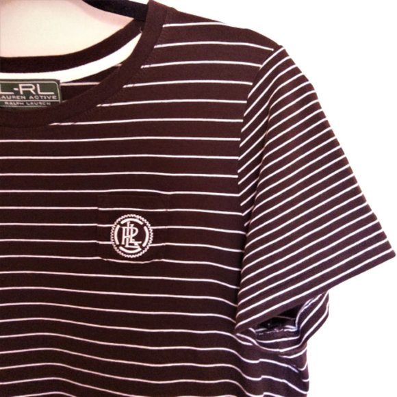 Vintage 90s ralph Lauren active tee T shirt w logo - Picture 4 of 12